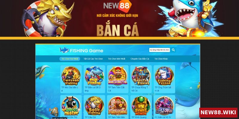 Điểm đặc biệt khi chơi game bắn cá tại NEW88