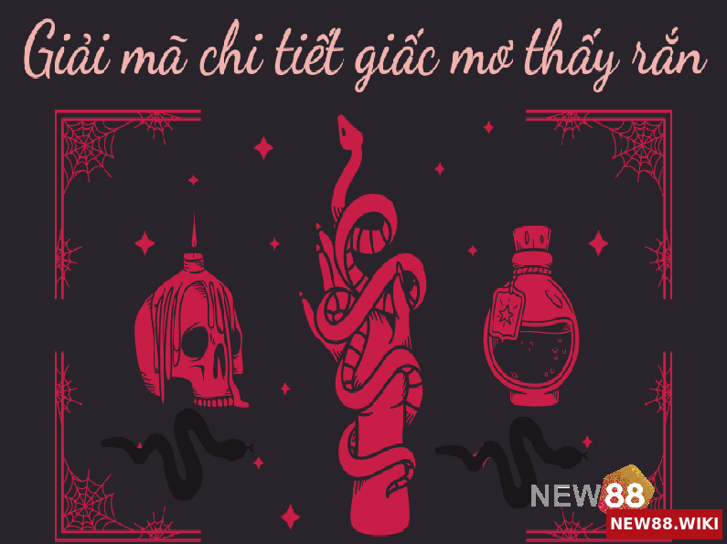New88 luận giải chi tiết giấc mơ thấy rắn là điềm lành hay dữ