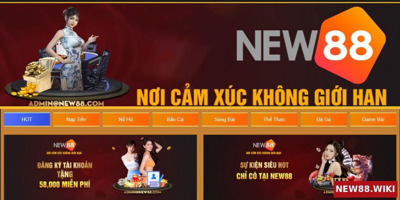Các chương trình tiền cược miễn phí hot tại NEW88