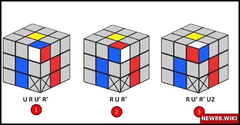 Công thức giải Rubik 3x3 tầng 1