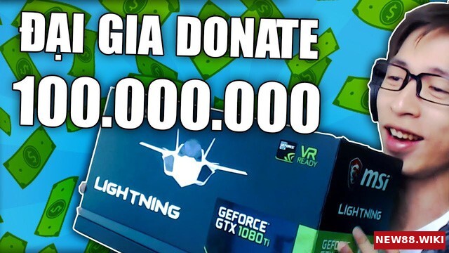 Streamer ViruSs lập kỷ lục donate 40 triệu trong 30 giây