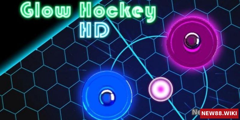 Game 2 người chơi Glow Hockey