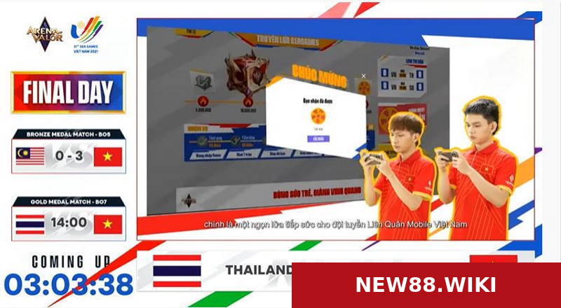 Liên Quân Mobile Việt Nam đã có chiến thắng dễ dàng trước Malaysia để bước vào trận chung kết