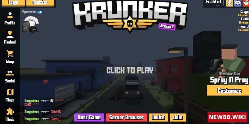 Krunker là một tựa game thú vị