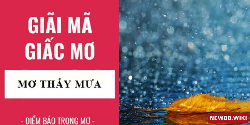 Luận giải điềm báo giấc mơ thấy trời mưa