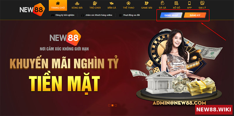 Truy cập vào trang chủ nhà cái new88 để đăng ký tài khoản chơi Truy cập vào trang chủ nhà cái new88 để đăng ký tài khoản chơi