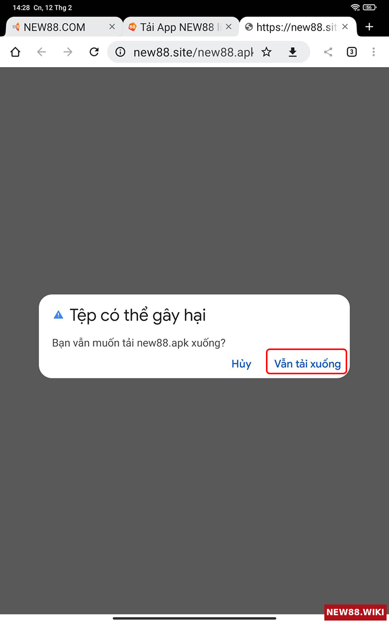Download file new88 apk về điện thoại android