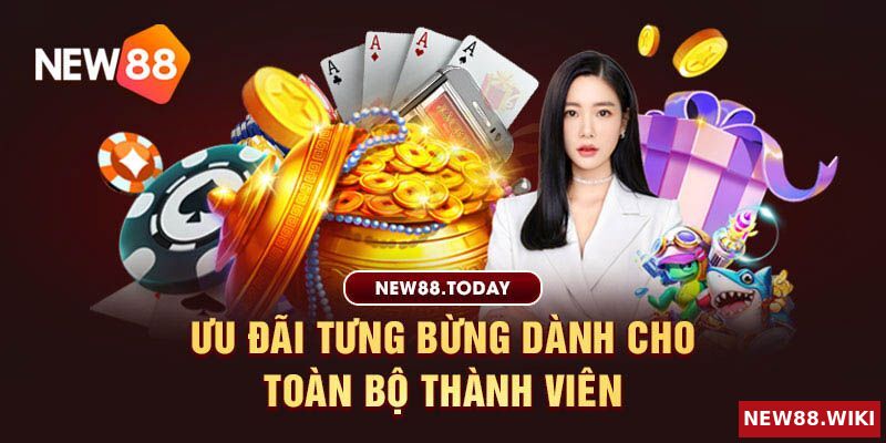 Chương trình ưu đãi tưng bừng dành cho toàn bộ thành viên