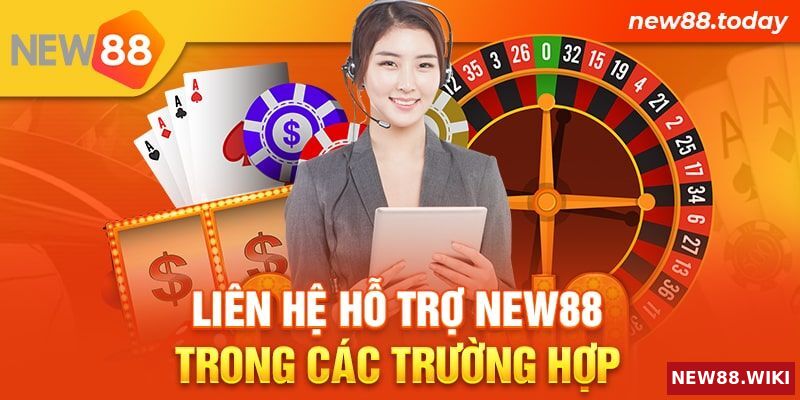Liên hệ hỗ trợ New88 trong các trường hợp