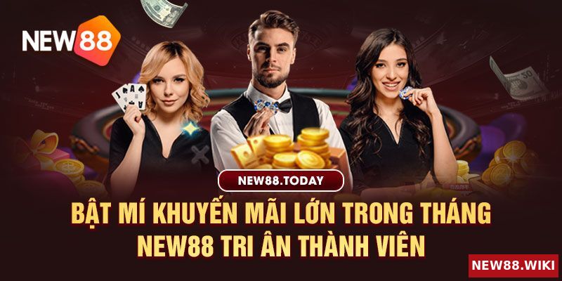 Bật mí khuyến mãi lớn trong tháng new88 tri ân thành viên