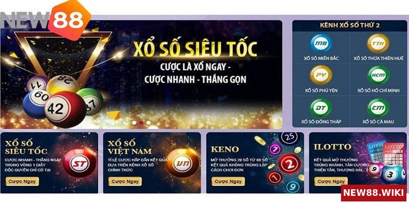 Tham gia chơi xổ số New88 ở mọi lúc mọi nơi