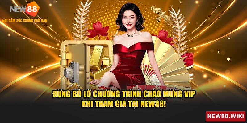 Chớ bỏ lỡ chương trình chào mừng VIP khi giải trí tại NEW88