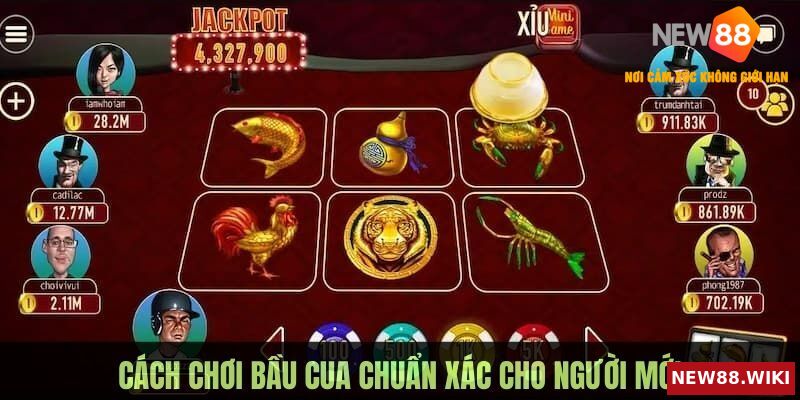 hướng dẫn cách chơi bầu cua chuẩn xác cho người mới
